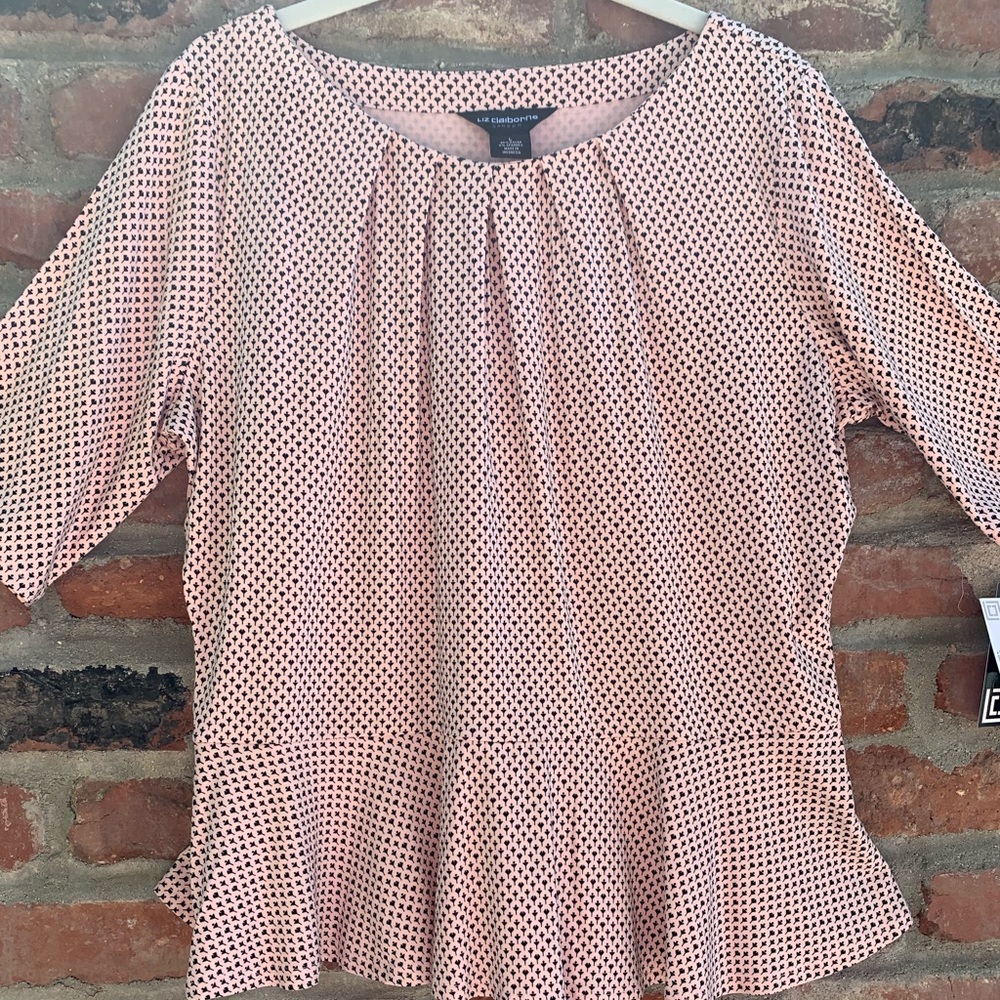 Liz Claiborne Peplum Top